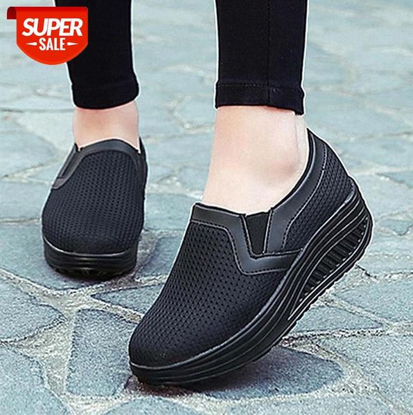 

women's sneakers vulcanize shoes wedges chunky slip on shoes woman sneakers outdoors women trainers footwear zapatillas mujer #mq5s