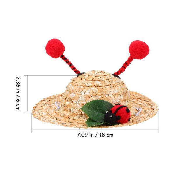 

dog apparel small summer straw hat cat kitten pography prop pet costume accessory
