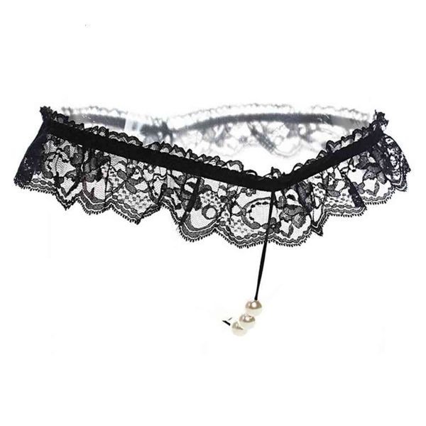 

underwear t-string pearl lace temptation briefs, Black;pink