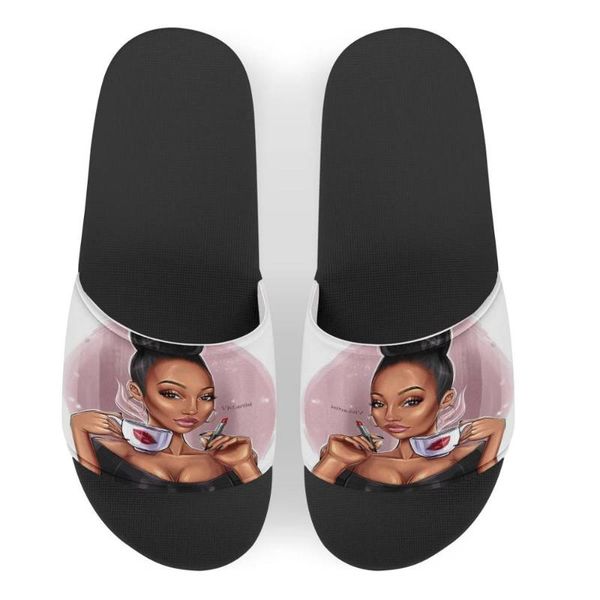 

women summer slippers outdoor beach shoes fashion brand convenience slip-on female leather sandals, Black