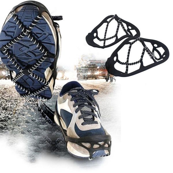 

cords, slings and webbing 1pair anti-skid ice snow shoe traction cleats spikeless anti-slip shoes cover walk grips on for climbing jogging h