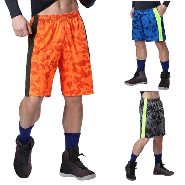

men's basketball shorts quick drying breathable loose casual outdoor sports short trousers fitness running male training gym clothing, White;black