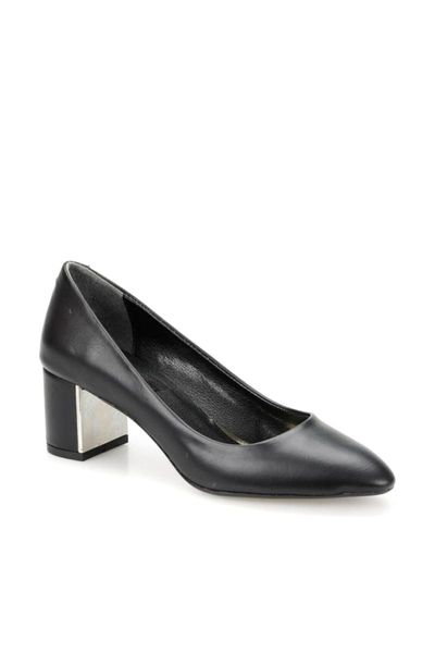 

ds19070 black female high-heeled shoes dress