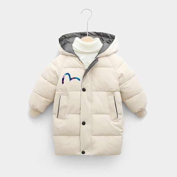 

down coat autumn and winter children's jacket boys girls fashion thick warm baby hooded cotton, Blue;gray