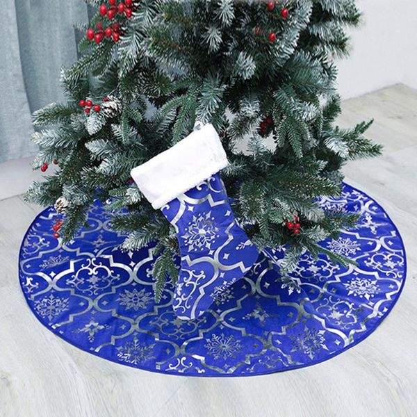 

christmas decorations tree skirt 120cm foot carpet mat under the for home snowflake