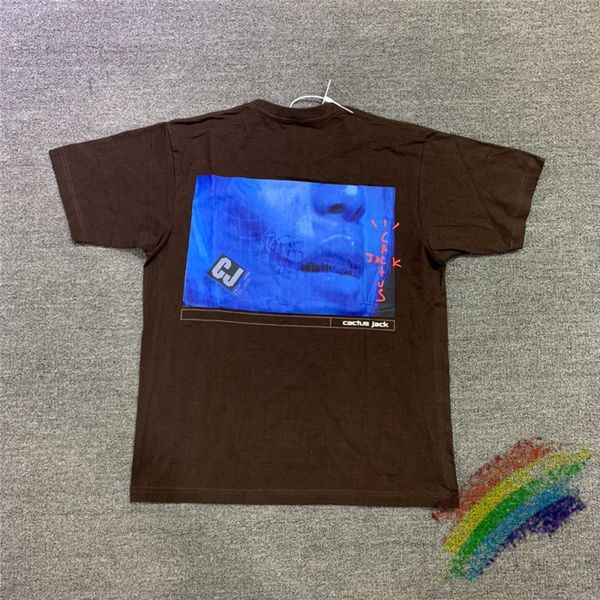 

t shirts 2021ss travis scott cactus jack digital girl t-shirt men women streetwear brown acid washed jackboys tees tee, White;black