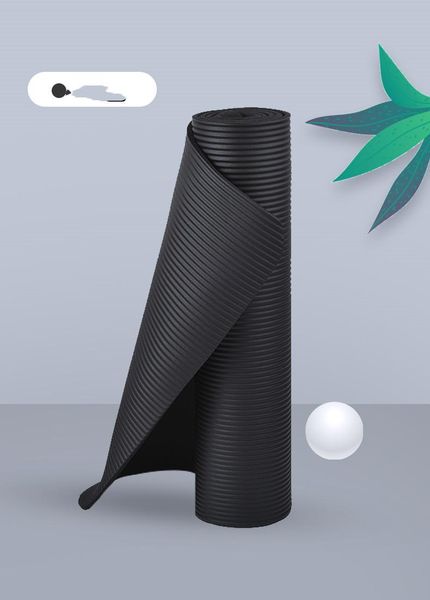 

thickened and widened yoga mat fitness exercise women's lengthened antiskid beginner's floor household 07mh074 mats