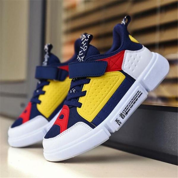 

sneakers 2021 brand children shoes outdoor sports for kid est design indoor anti-slip boys girls casual 26-39, Black;red