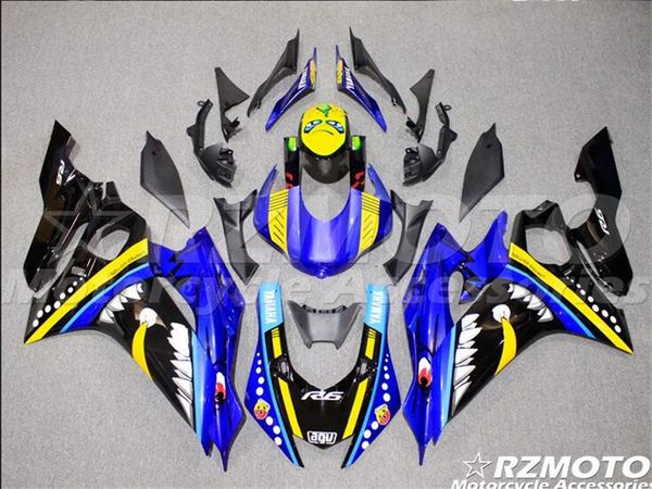 

ace kits 100% abs fairing motorcycle fairings for yamaha r6 2017 2018 2019 2020 2021 years a variety of color no.1533