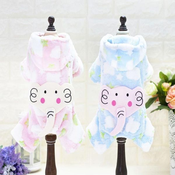 

dog apparel cute puppy pet fleece pajamas for puppies jumpsuit small clothing warmcoat chihuahua products