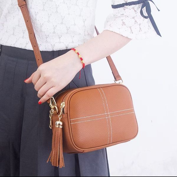 

fashion style square female new ta small bag cowhide cross-border cross-body korean sum gbmal