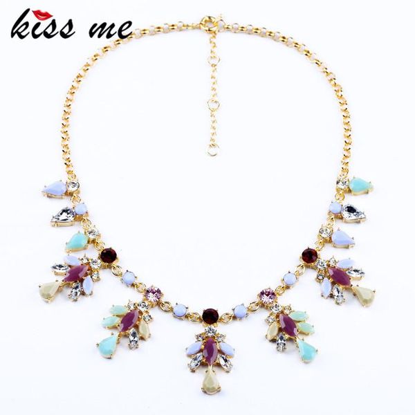 

pendant necklaces styles 2021 fashion jewelrypurple resin plant necklace, Silver