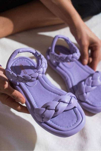 

sandals nancy lilac mat mesh detail flat bottom female, Black