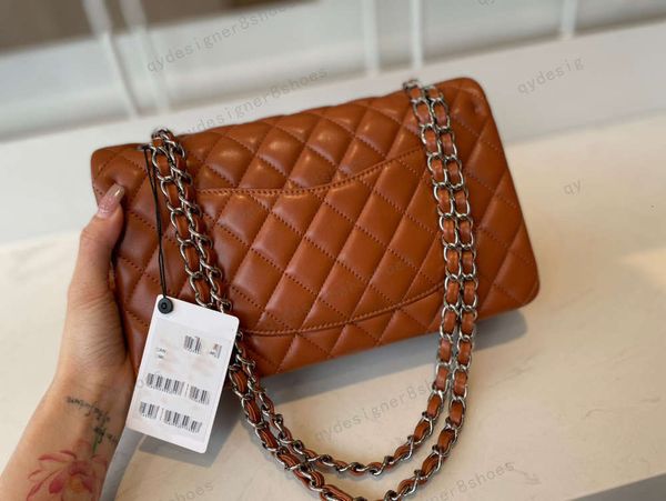 

brown genuine leather designer handbags tote houlder women handbag bags