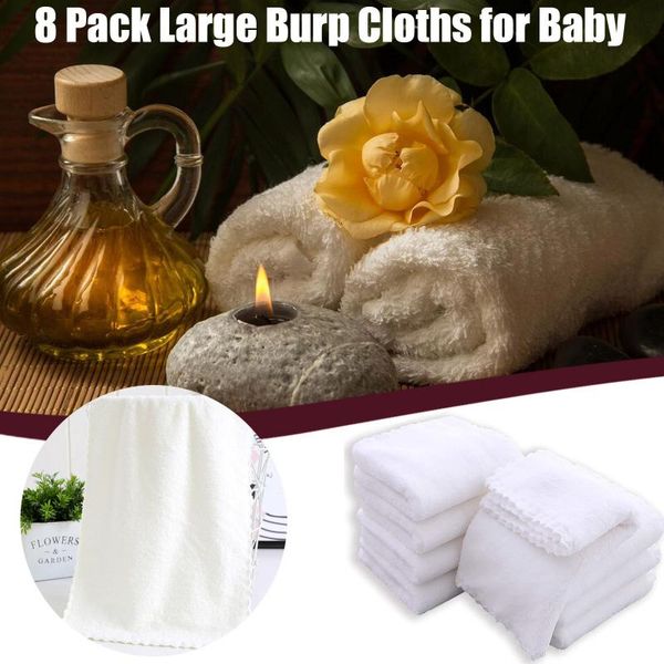 

pack large burp cloths for baby milk spit up rags burpy bib towel