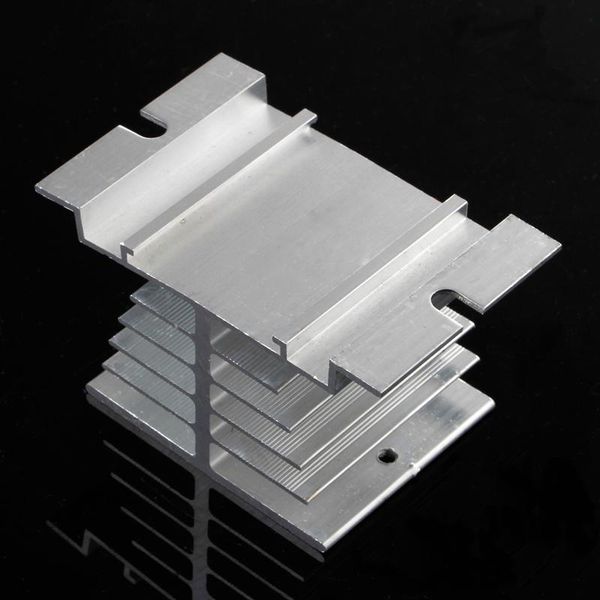 

fans & coolings 1pc single phase solid state relay ssr heat sink aluminum dissipation radiator