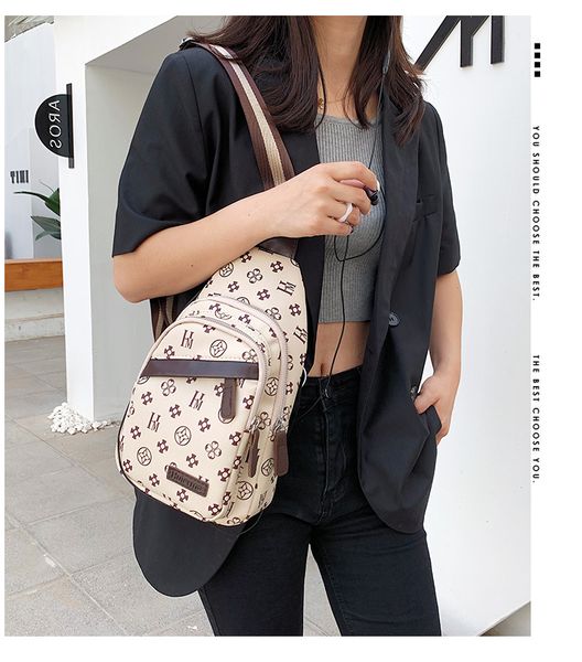 

2022 5a brand womens cross body bags chest messenger bag big space leather zip deisgn mens shoulder 2style