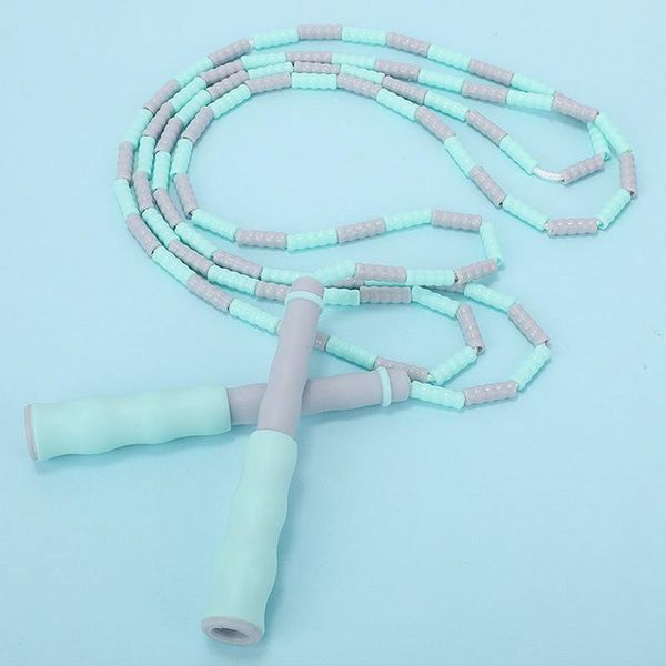 

jump ropes bamboo skipping rope children physical training bead fitness for kids crossfit