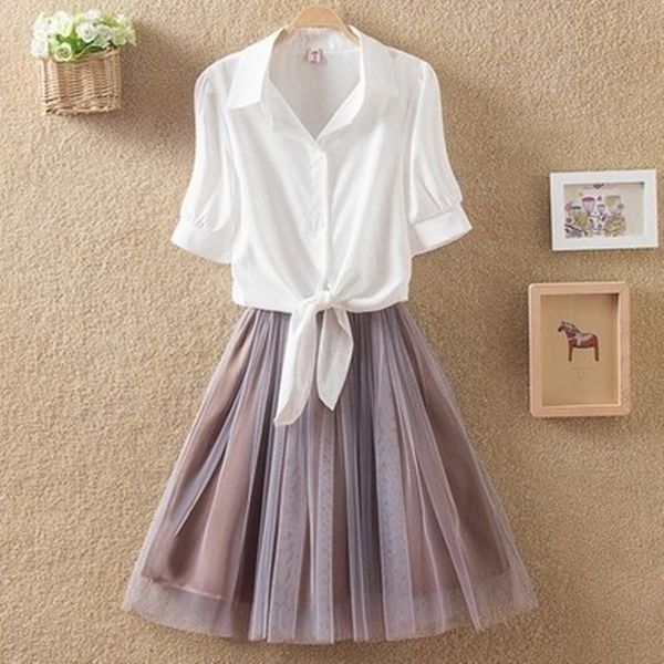 

skirt summer plus women in slim size big bluff and sundess two-piece set mesh tutu dressed bl31 83ta, Black