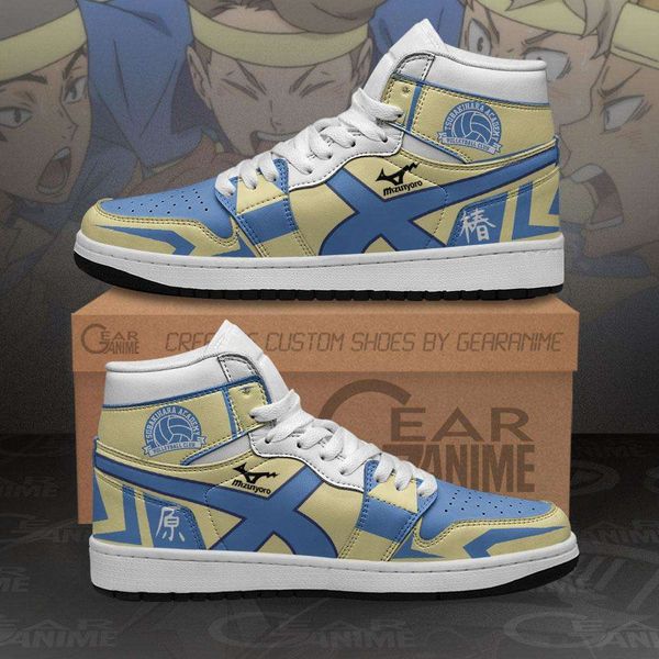 

tsubakihara academy sneakers haikyuu custom anime shoes