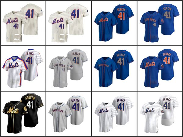 

new york mets men 41tom seaver women youthjersey, Black