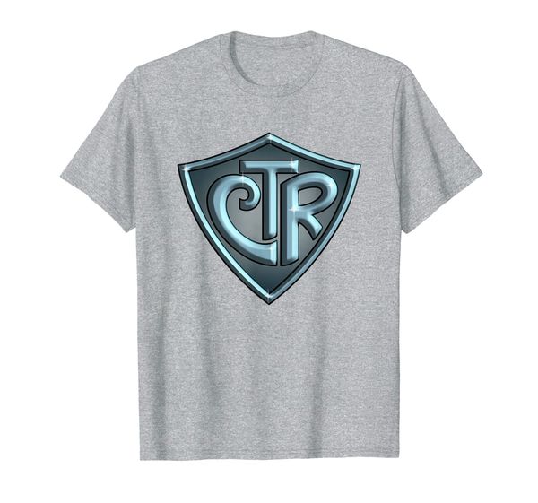 

ctr - choose the right lds mormon t-shirt - silver - light, White;black