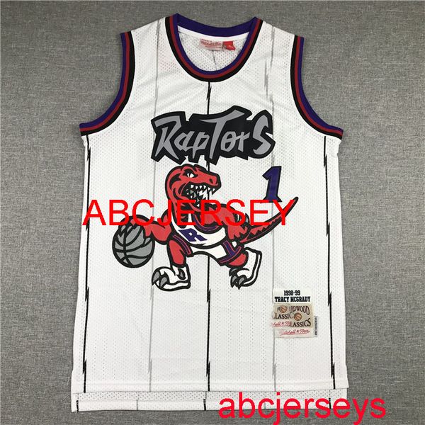 

men 1# mcgrady 2020 retro white basketball jersey s m l xl  vest, Black