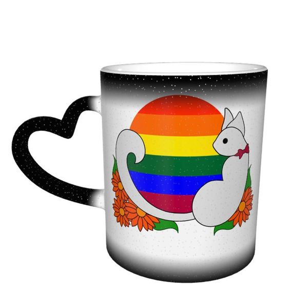 

mugs gay pride mug coffee that changes color creative stylish ceramic cups