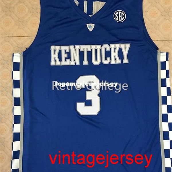 

#3 hamidou diallo kentucky wildcats college basketball jersey all size embroidery stitched customize any name and name xs-6xl vest jerseys n, Black