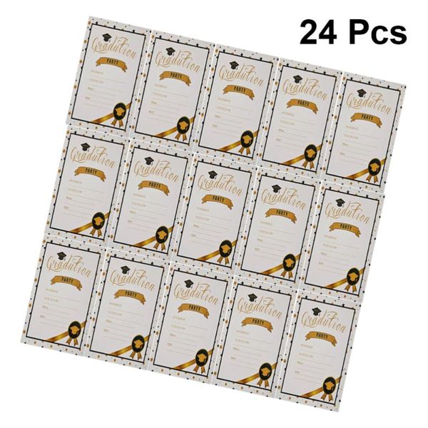 

sheets graduation party paper cards letter printing invitation prom supplies for high school or college graduatio greeting
