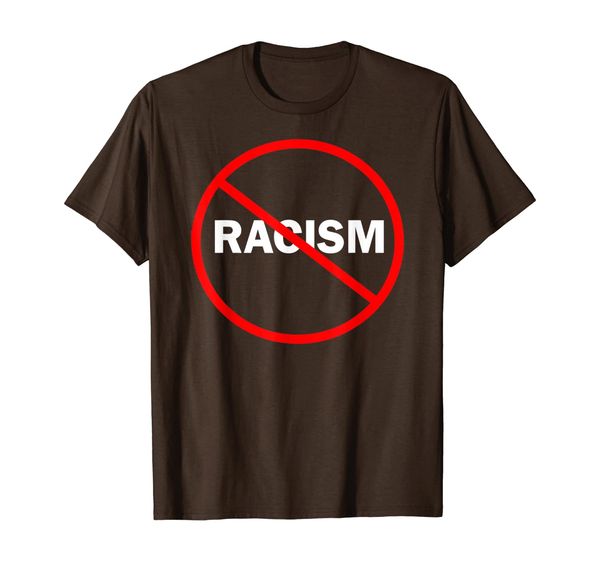 

Make Racism Stop - End Racism - White Font Tshirt, White;black