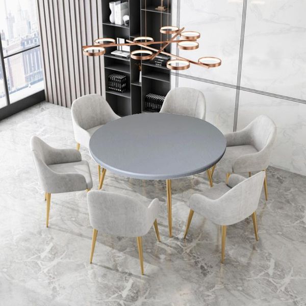 

table cloth round tablecloths for circular cover,dust-proof cotton linen cover