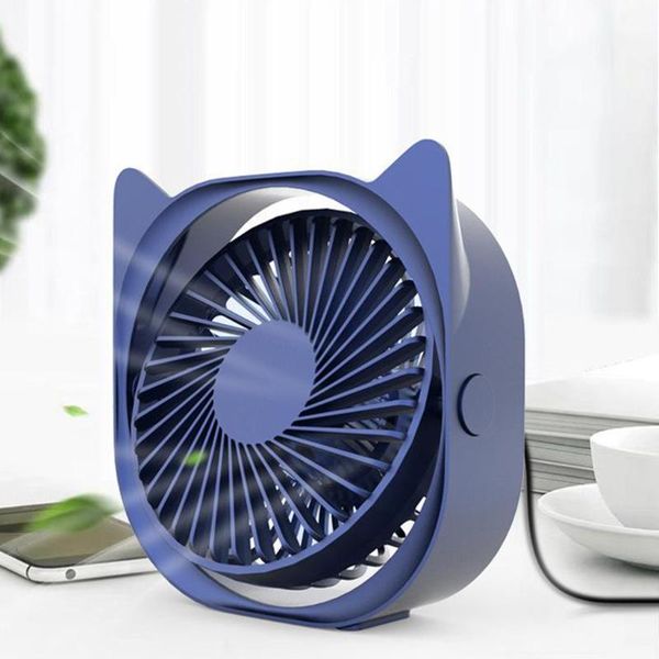 

electric fans usb mini deskfan 360 degrees portable 3 wind speed adjustable personal cooling office household