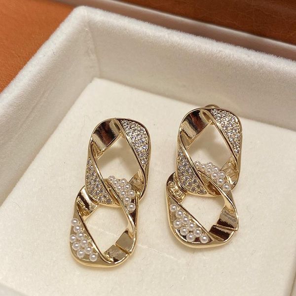 

dangle & chandelier luxury fashion drop earrings vintage jewelry for woman party gift, Silver