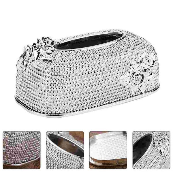 

tissue boxes & napkins 1pc decorative box household storage adornment for el