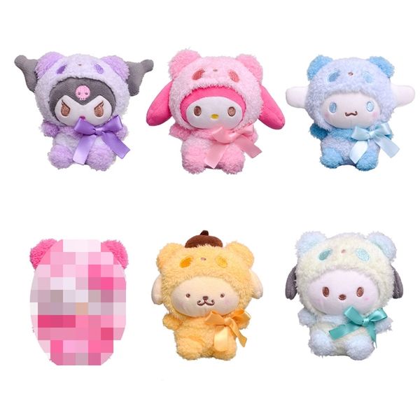 

trade cute kulomi jade guigou melody panda shape plush doll pendant bag pendant