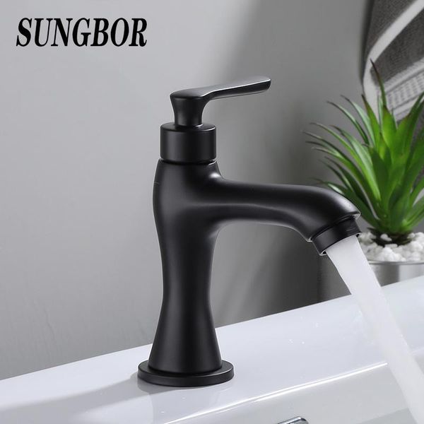 

black copper basin single cold faucet hole ceramic wash toilet bathroom sink faucets