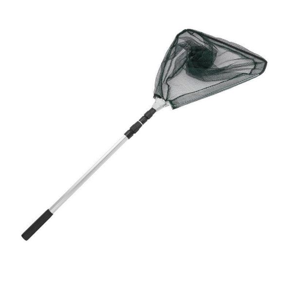 

fishing accessories 1.5m 1.7m 2.1m telescoping landing net aluminum alloy pole folding for