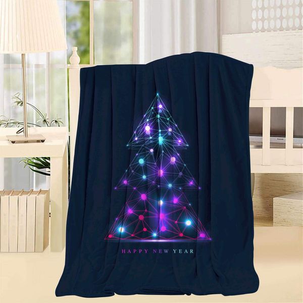 

christmas and 2021 new year blanket super soft and warmth comfortable lightweight plush sofa bed sofa and living room