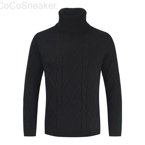 

men's sweaters autumn winter bottomed sweater fashion high neck loose pullover, White;black