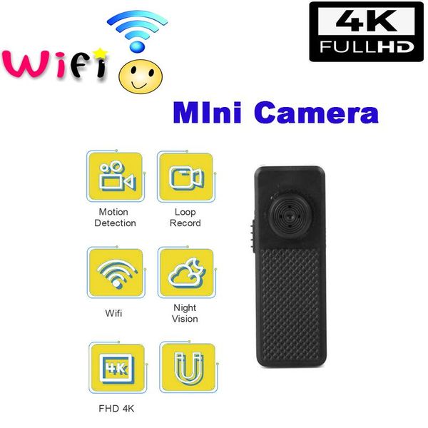 

mini cameras hd 4k ip cam wireless wifi camera night vision motion detection camcorder home security video voice recorder micro