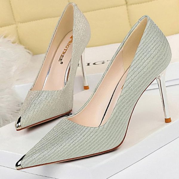 

dress shoes thin heels women's pumps on 9.5cm pointed toe high heel for women stiletto shallow ladies female, Black