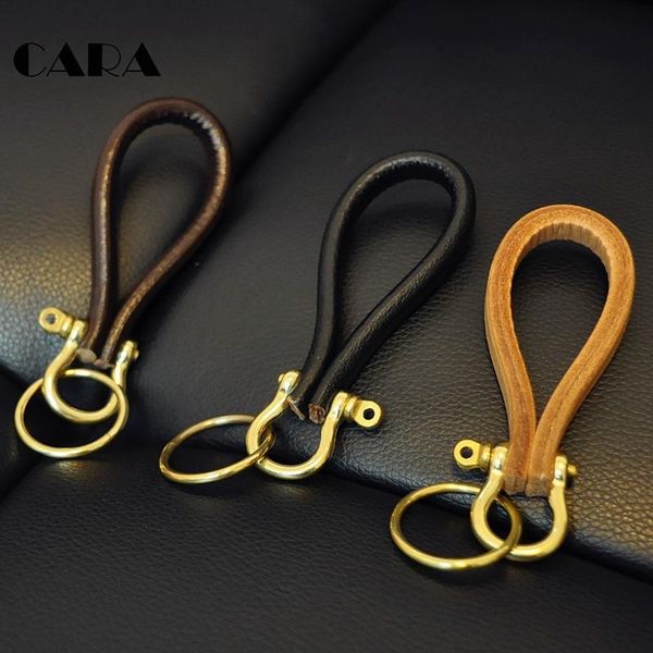 

keychains cara men car key wallet cowhide genuine leather keychain bronze multi fashion hareware vintage cara0278, Silver
