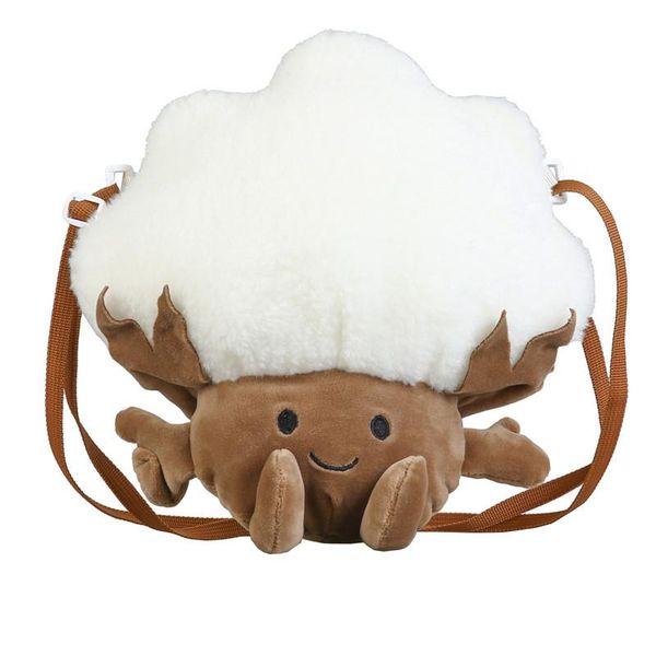 

evening bags japanese cute cotton doll messenger bag personality funny girl heart shoulder 2021 women plush