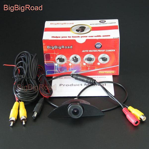

car rear view cameras& parking sensors bigbigroad front logo camera cam for x-trail tiida qashqai j10 j11 cube armada frontier livina