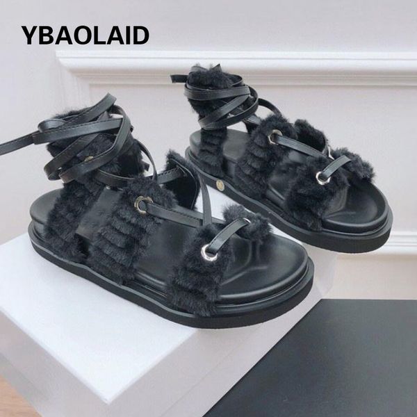 

official website 70% off outlet cross strap hollow roman summer new genuine leather thick-soled casual all-match vacation beach sandals sale, Black