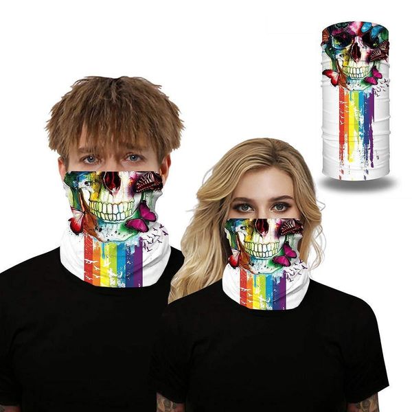 

the riding skull digital magic scarf scene us scarf, wristband and headscarf