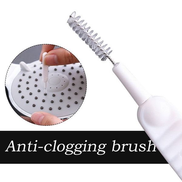 

bath accessory 10pcs/set shower head cleaning brush washing anti-clogging small brush pore gap tools for kitchen toilet phone hole