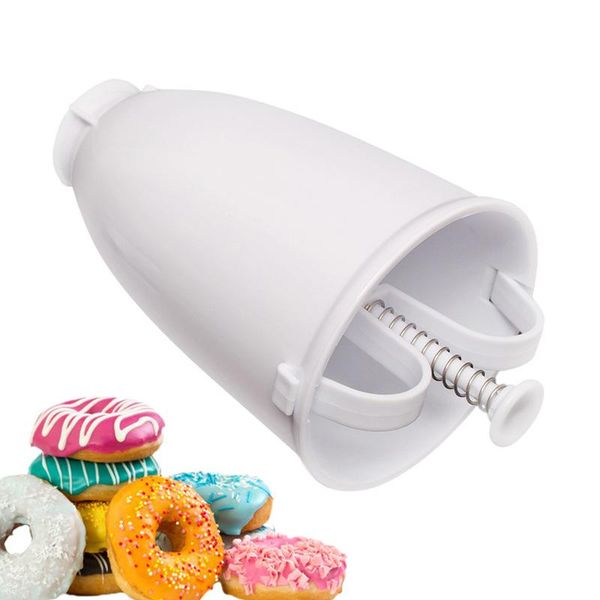 

baking moulds donut mould portable maker manual batter waffle dispenser doughnut making machine plastic lightweight accessories