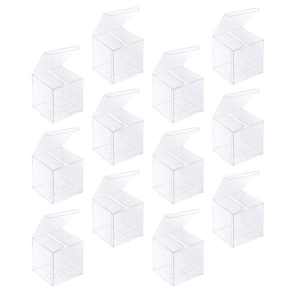 

20pcs transparent bakery boxes with inserts cupcake packing gift wrap